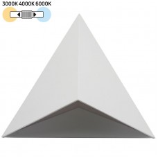 Φωτιστικό Απλίκα Μονής Κατεύθυνσης LED 12W 230V CCT Αλουμινίου Λευκό IP54 3-990